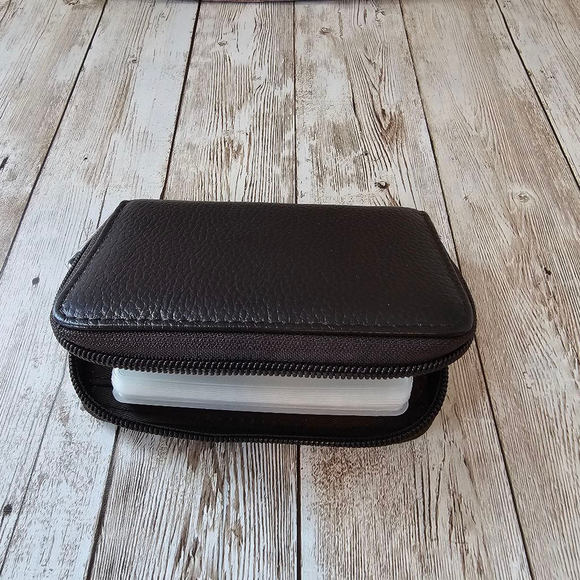 Card Holder Wallet, brown - Picture 1 of 4